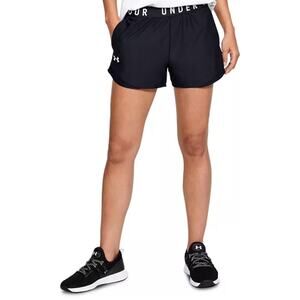 Under Armour, Black And White Women’s Athletic Running Shorts